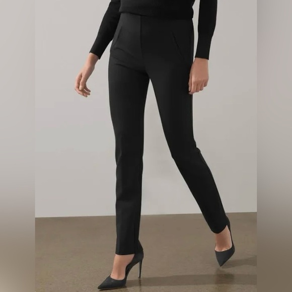 NWT Chico’s So Slimming 360 Juliet Full Length High-Waisted Pant Black 1.5R (10) - Picture 1 of 8